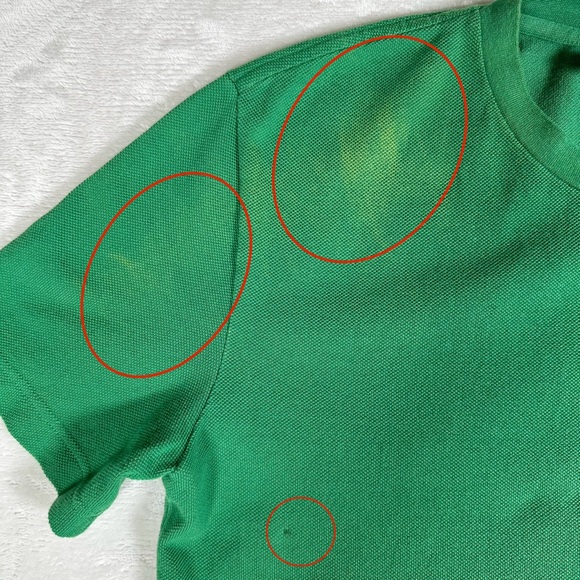 Awake NY Lacoste Men Casual T-Shirt Crew Neck Short Sleeve Embroidered Green XS - Picture 6 of 12